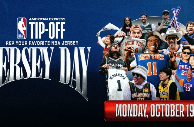 NBA Jersey Day Returns Oct. 19 Ahead of 2026-27 Season