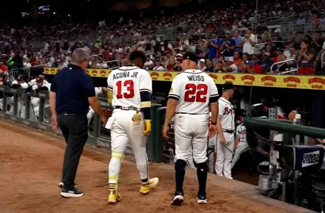 Ronald Acuña Jr. X-Rays Negative After Foul Ball Bruises Left Shin