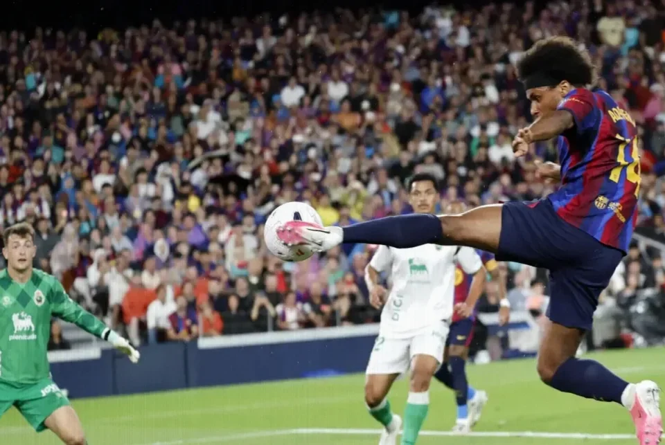 Karim Adeyemi Stars as Barcelona Hit Seven Against Racing Santander