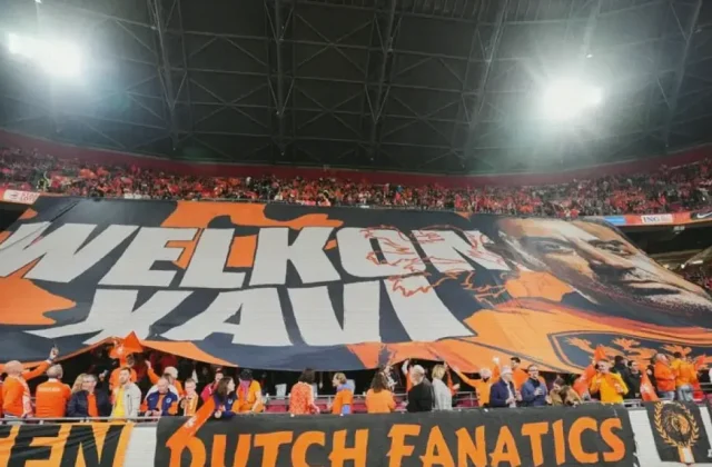 Netherlands Fans Give Xavi Hernández a Grand Oranje Welcome
