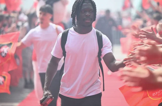 Nice Step Up Pursuit of Rennes Defender Alidu Seidu