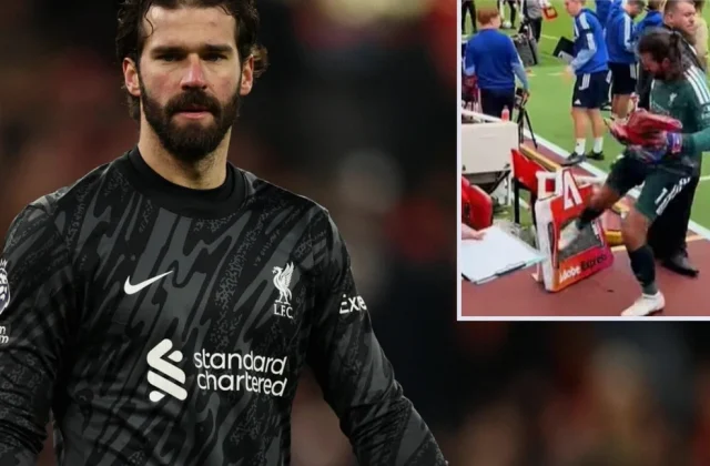 Alisson Hit With £8,000 FA Fine After Nottingham Forest Draw