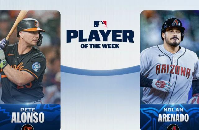 Alonso, Arenado Take Final 2026 Player of the Week Awards