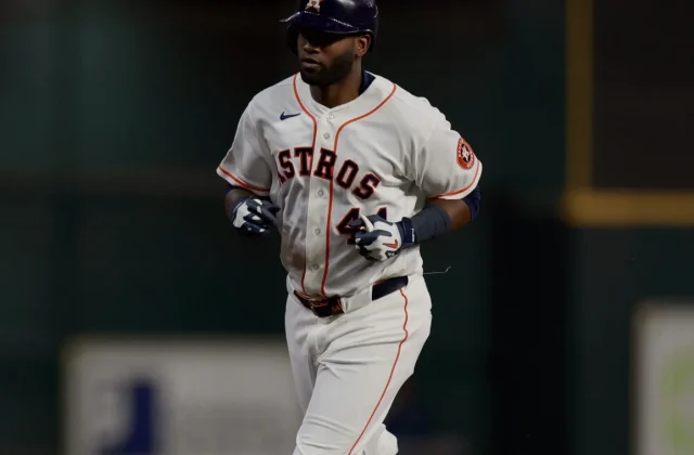Yordan Alvarez Hits 40th as Astros Club Five Homers Against Royals