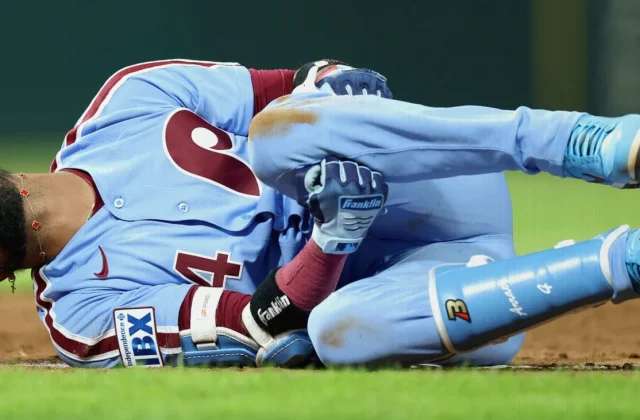 Luis Arraez Suffers Left Ankle Sprain as Phillies Chase Playoff Berth
