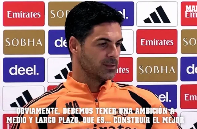 Arteta Urges Arsenal to Target World’s Best Team Status