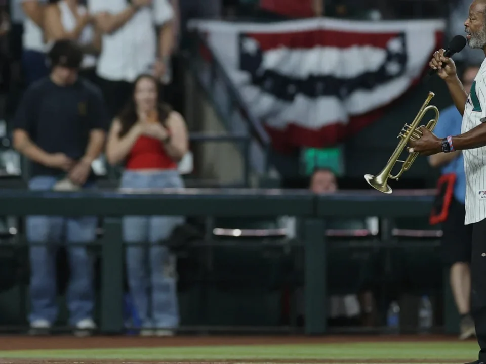 Dr. Jesse McGuire Overcomes Trumpet Malfunction at D-backs Celebration