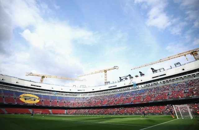 Barcelona Press Ahead at Camp Nou Despite Leak During Ongoing Rebuild