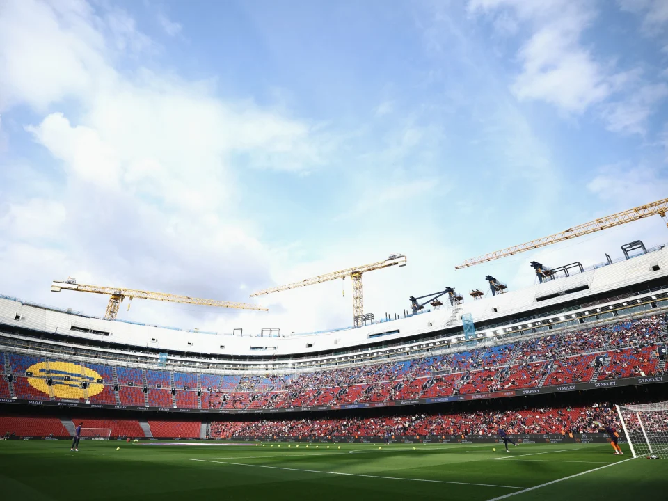 Barcelona Press Ahead at Camp Nou Despite Leak During Ongoing Rebuild
