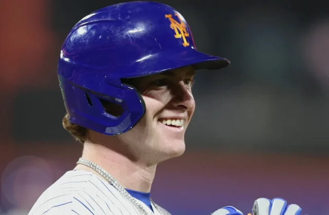 Carson Benge Sets Mets Rookie Single-Season Hits Record in Win Over Phillies