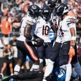 Bears’ Blocking Standard Fuels 59-37 Rout of Panthers