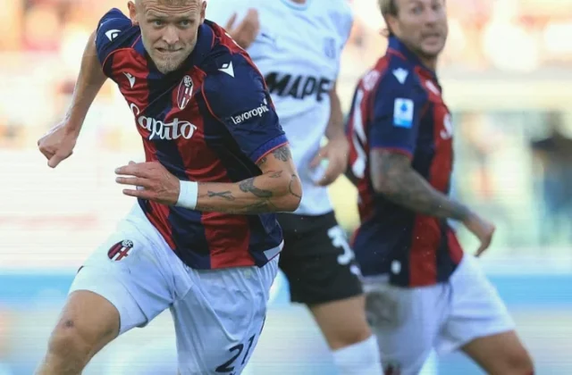 Bologna Lose Jens Odgaard for Four Weeks with Thigh Injury
