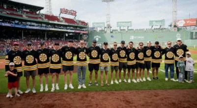 Morgan Geekie, Tanner Jeannot Clear Green Monster at Fenway BP
