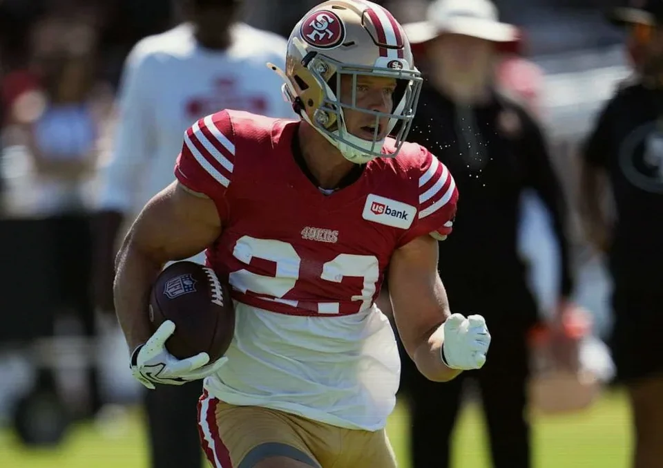 Christian McCaffrey Returns to 49ers Team Drills After Planned Break