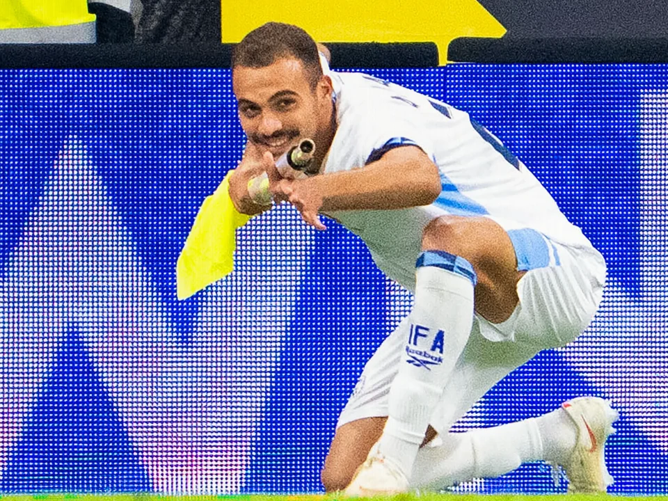 Saied Abu Farchi Sent Off After Goal Celebration in Israel’s Loss to Austria