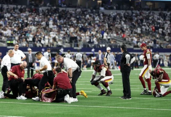 Commanders Defend Team Response as Jayden Daniels Receives Medical Attention
