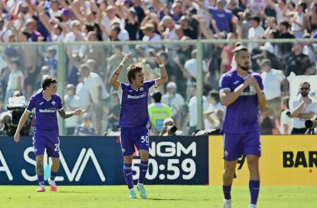 Mastantuono Equalises for Fiorentina After Rafa Marín Deflection