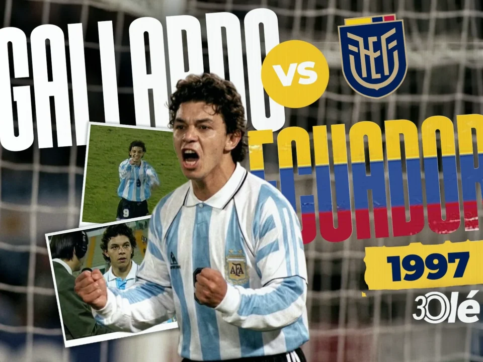 Marcelo Gallardo’s Only Argentina Appearance Against Ecuador Came in 1997