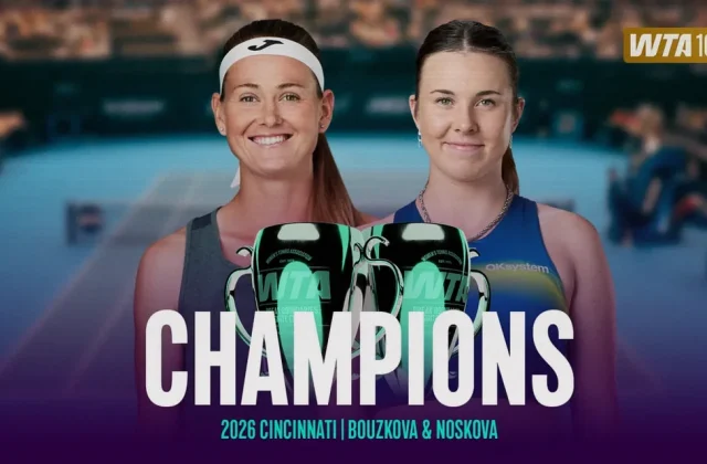 Noskova and Bouzkova Dominate to Win Cincinnati Doubles Crown