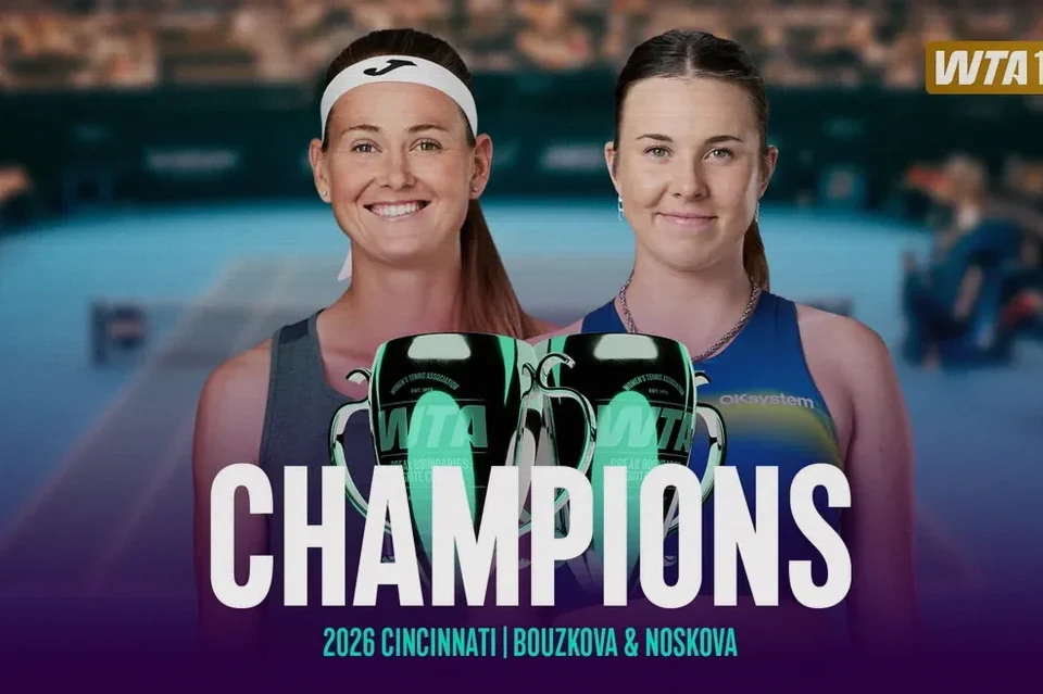 Noskova and Bouzkova Dominate to Win Cincinnati Doubles Crown