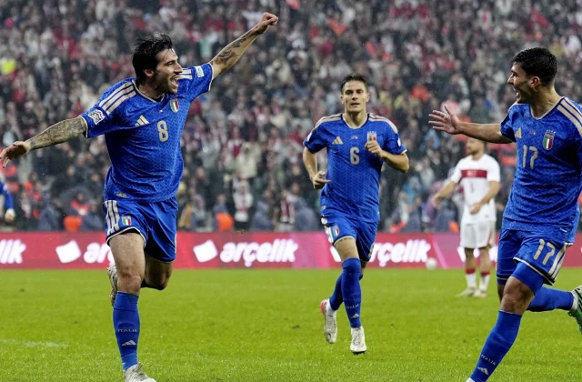 Italy Bounce Back with 4-1 Nations League Win Over Turkey