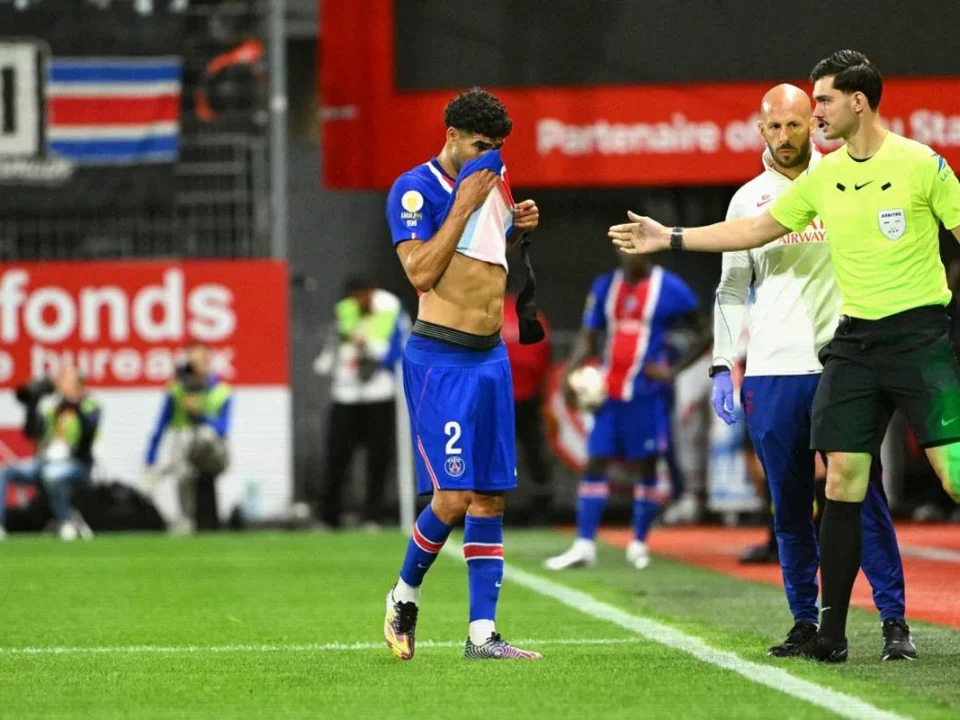 PSG Sweat on Hakimi Fitness Ahead of Crucial Marseille Clash