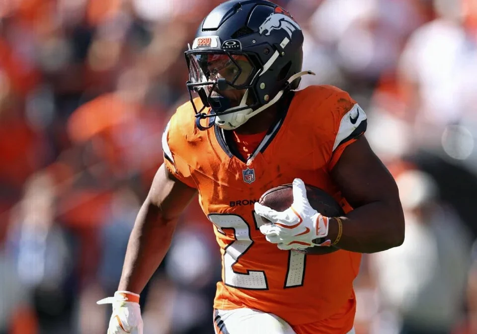 Broncos Monitor J.K. Dobbins, RJ Harvey Ahead of Rams Clash