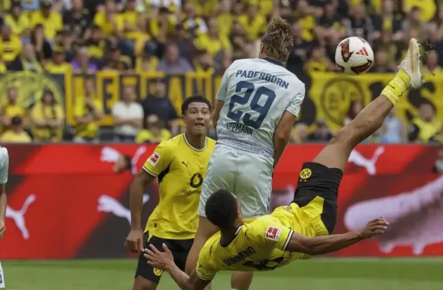 Felix Nmecha’s Brace Powers Dortmund Past Paderborn