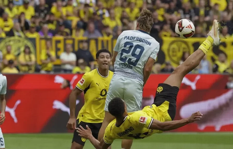 Felix Nmecha’s Brace Powers Dortmund Past Paderborn
