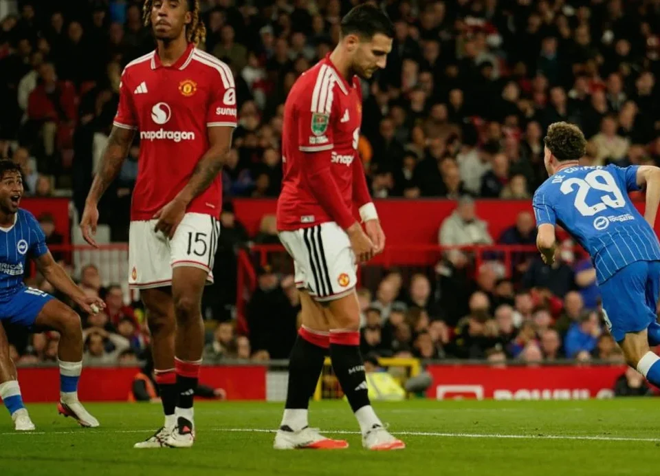 Brighton Fight Back from 2-0 Down to Knock Manchester United Out of Carabao Cup