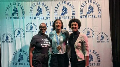 Laila Edwards Shares Olympic Journey with Ice Hockey in Harlem