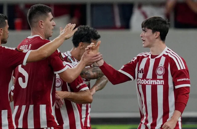 Armando González Scores as Olympiacos Beat Jagiellonia in Europa League