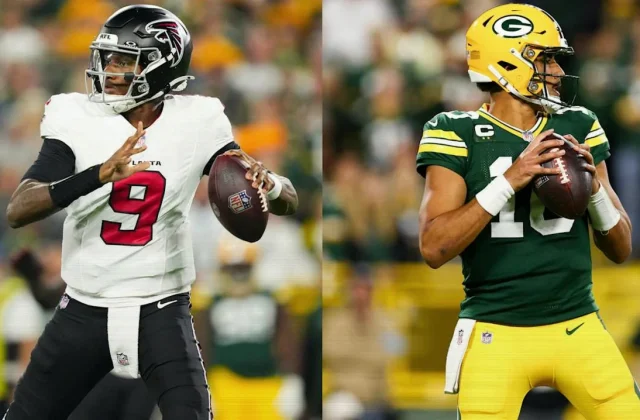 Falcons Roll Past Packers for First Win of the Season