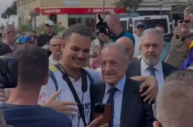 Florentino Pérez Visits Ceuta After Real Madrid Shirt Controversy