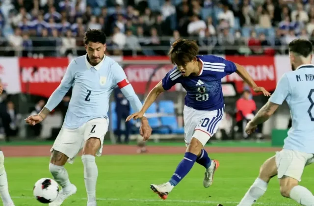 Japan Stun Diego Forlán’s Uruguay in Interim Coaching Debut