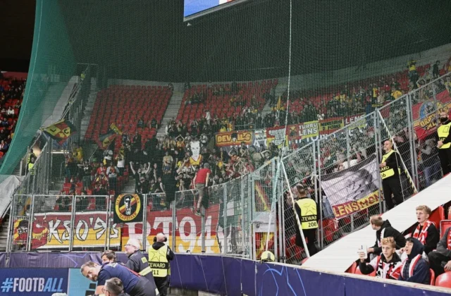 UEFA Fines RC Lens €15,000 After Pyrotechnics at Slavia Prague