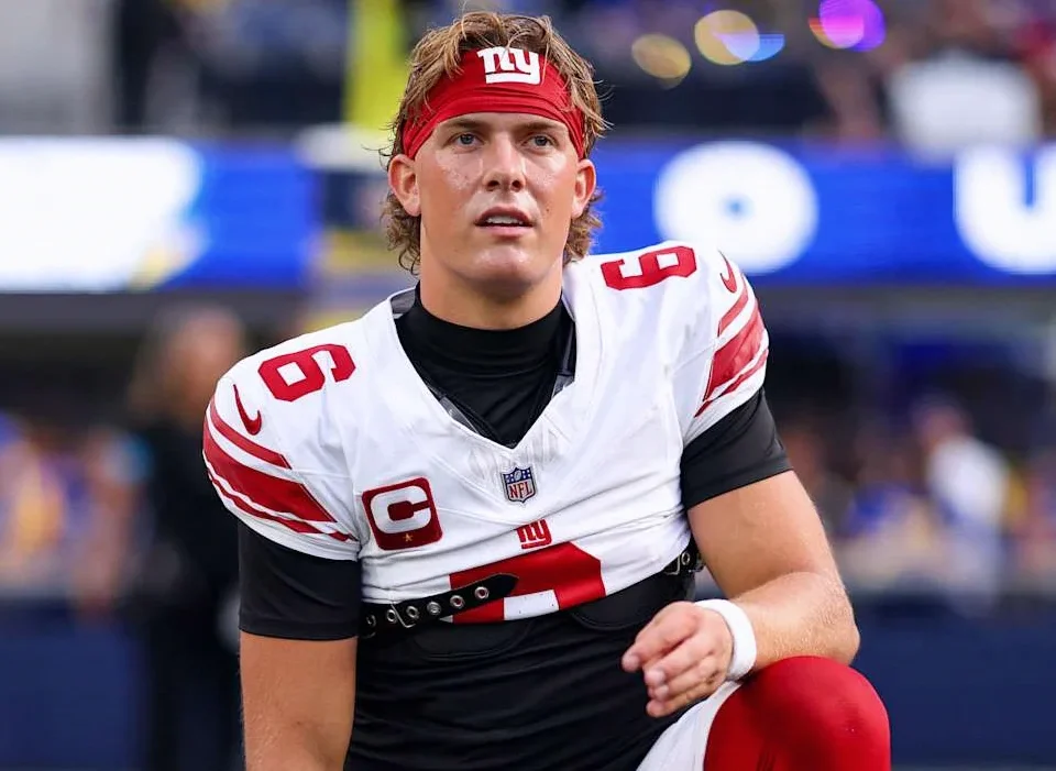 Jaxson Dart Questionable to Return After Knee Injury vs. Rams
