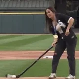 Abbey Murphy Throws Ceremonial First Pitch Before White Sox Game