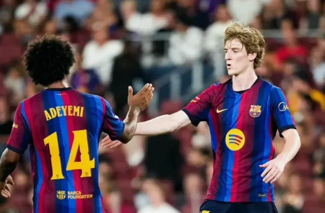 Gordon and Adeyemi Put Team Spirit First in Barcelona’s Sevilla Test
