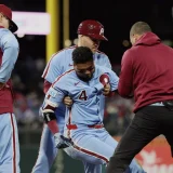 Phillies Await Luis Arraez MRI Outlook as Ankle Injury Clouds October
