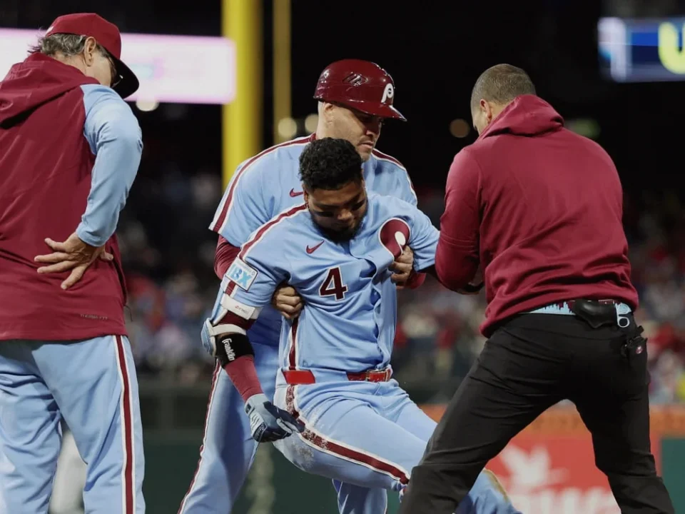 Phillies Await Luis Arraez MRI Outlook as Ankle Injury Clouds October