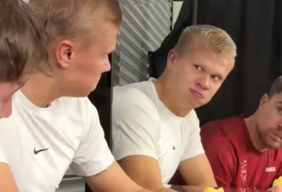 Haaland Recreates Viral Meme With MrBeast During International Break