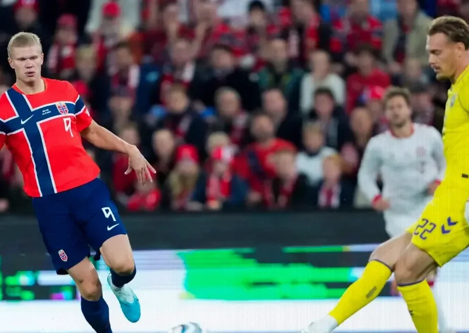 Haaland Scores Early as Norway Beat Denmark in Nations League
