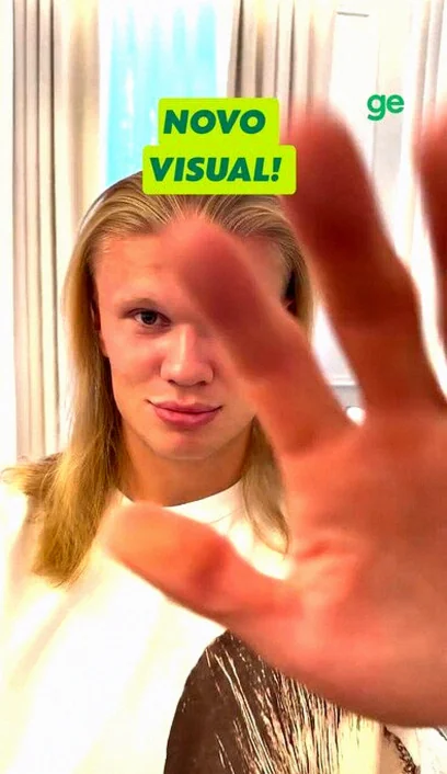 Erling Haaland Unveils Striking New Hairstyle on Social Media