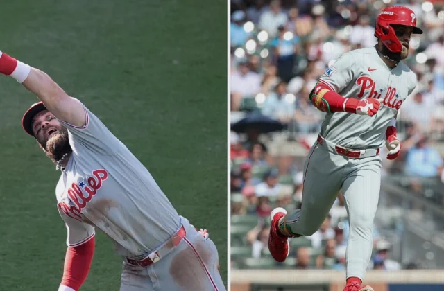 Bryce Harper Powers Phillies Past Braves to Extend Wild Card Series
