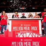 Atlanta Hawks and State Farm Pack Over 1 Million Meals for Local Families