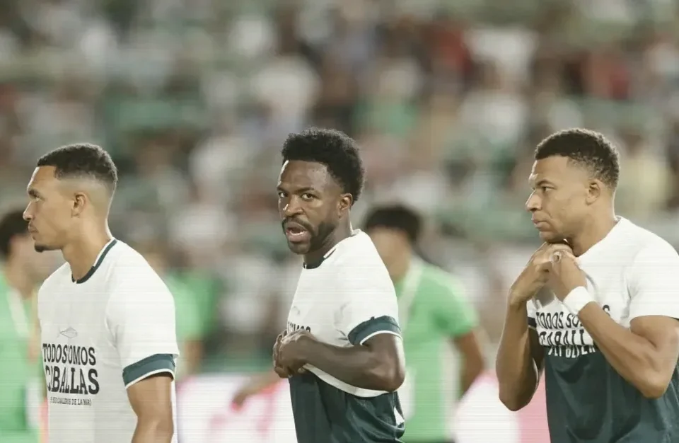 Real Madrid and Elche Wear Ceuta Support Shirts Before La Liga Clash