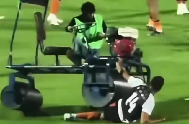 Andros Townsend Hit by Turf Cart in Bizarre Thailand Pre-Match Incident
