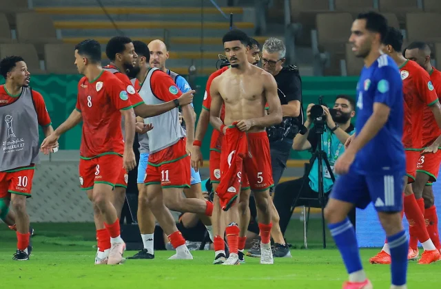 Musab Al-Shaqsi Booking Forces Oman-Iraq Gulf Cup Draw Lots