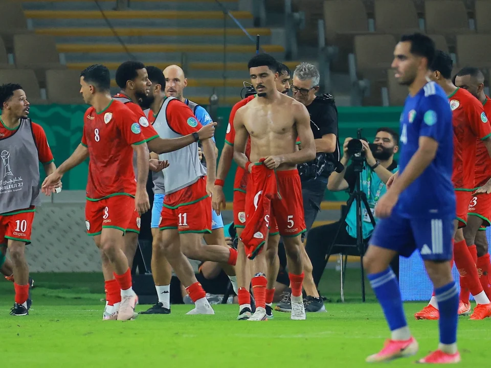 Musab Al-Shaqsi Booking Forces Oman-Iraq Gulf Cup Draw Lots